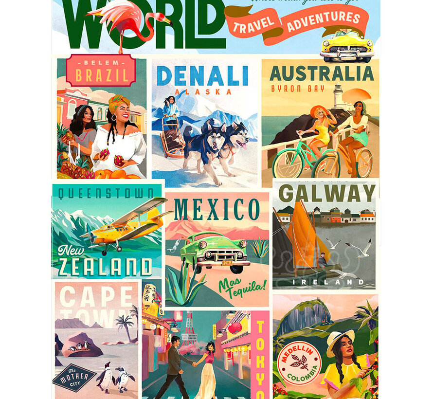 Hardie Grant World Travel Adventures Puzzle 1000pc