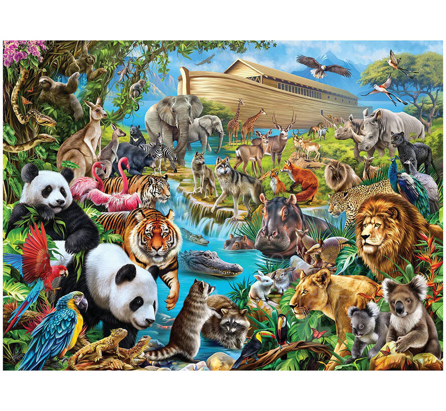 White Mountain Noah's Ark E-Z Hold Puzzle 300pcs