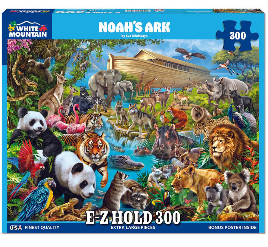 White Mountain Noah's Ark E-Z Hold Puzzle 300pcs