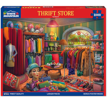 White Mountain White Mountain Thrift Store Puzzle 1000pcs