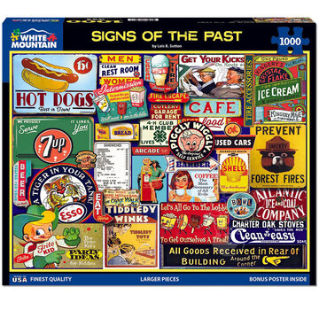 White Mountain White Mountain Signs of the Past Puzzle 1000pcs