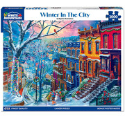 White Mountain White Mountain Winter in the City Puzzle 1000pcs