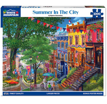 White Mountain White Mountain Summer In The City Puzzle 1000pcs