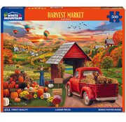 White Mountain White Mountain Harvest Market Puzzle 500pcs