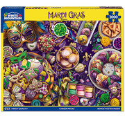 White Mountain White Mountain Mardi Gras Puzzle 1000pcs