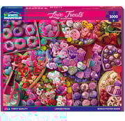 White Mountain White Mountain Love Treats Puzzle 1000pcs