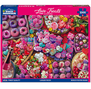 White Mountain White Mountain Love Treats Puzzle 1000pcs