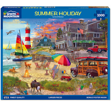 White Mountain White Mountain Summer Holiday Puzzle 1000pcs