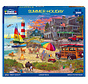 White Mountain Summer Holiday Puzzle 1000pcs