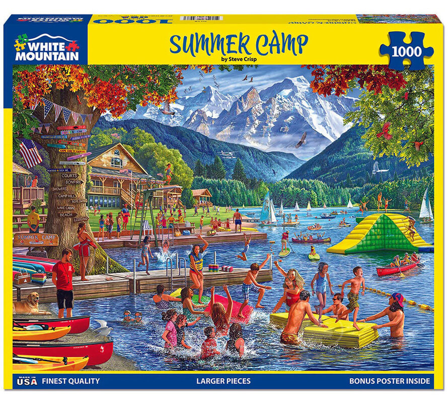 White Mountain Summer Camp Puzzle 1000pcs