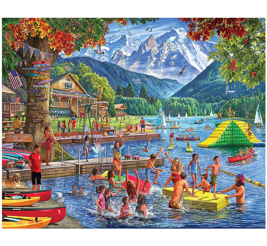 White Mountain Summer Camp Puzzle 1000pcs