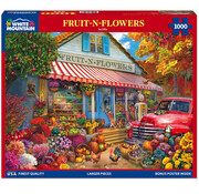 White Mountain White Mountain Fruit N Flowers Puzzle 1000pcs