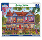 White Mountain Spring House Puzzle 1000pcs