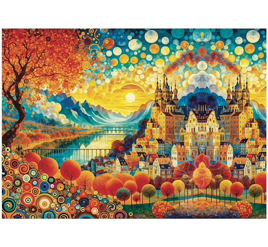 FINAL SALE JaCaRou Golden Horizons (Collection NovIA) Puzzle 1000pcs