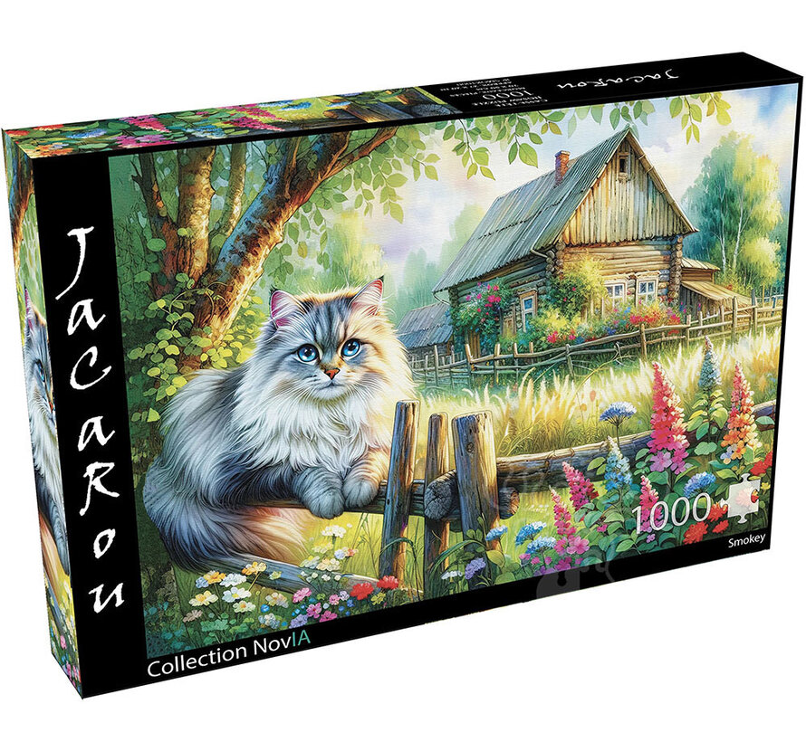 FINAL SALE JaCaRou Smokey (Collection NovIA) Puzzle 1000pcs