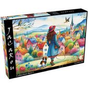 JaCaRou Puzzles JaCaRou Dog Walking Bliss Puzzle 1000pcs