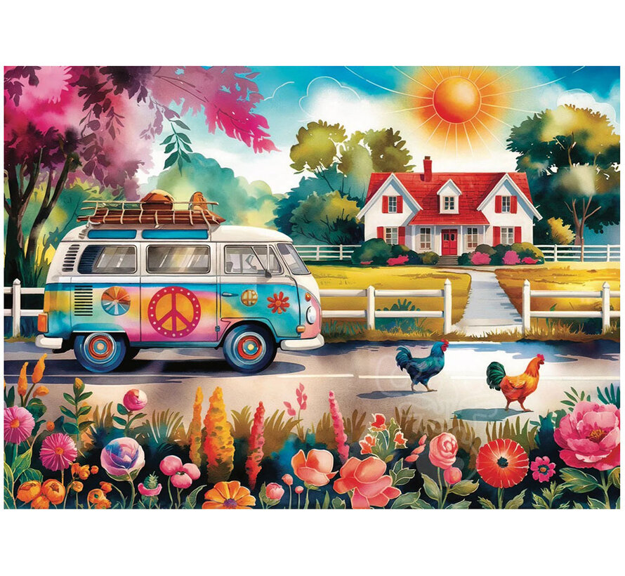 JaCaRou Fields Of Freedom Puzzle 1000pcs