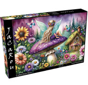 JaCaRou Puzzles JaCaRou Purple Mushroom Rest Puzzle 1000pcs