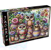 JaCaRou Puzzles FINAL SALE JaCaRou Owl Together Now (Collection NovIA) Puzzle 1000pcs