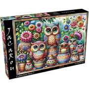 JaCaRou Puzzles JaCaRou Owl Together Now (Collection NovIA) Puzzle 1000pcs