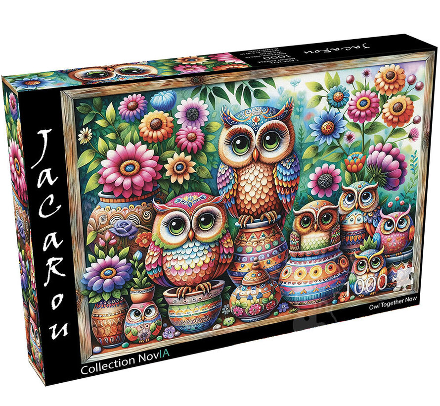 JaCaRou Owl Together Now Puzzle 1000pcs
