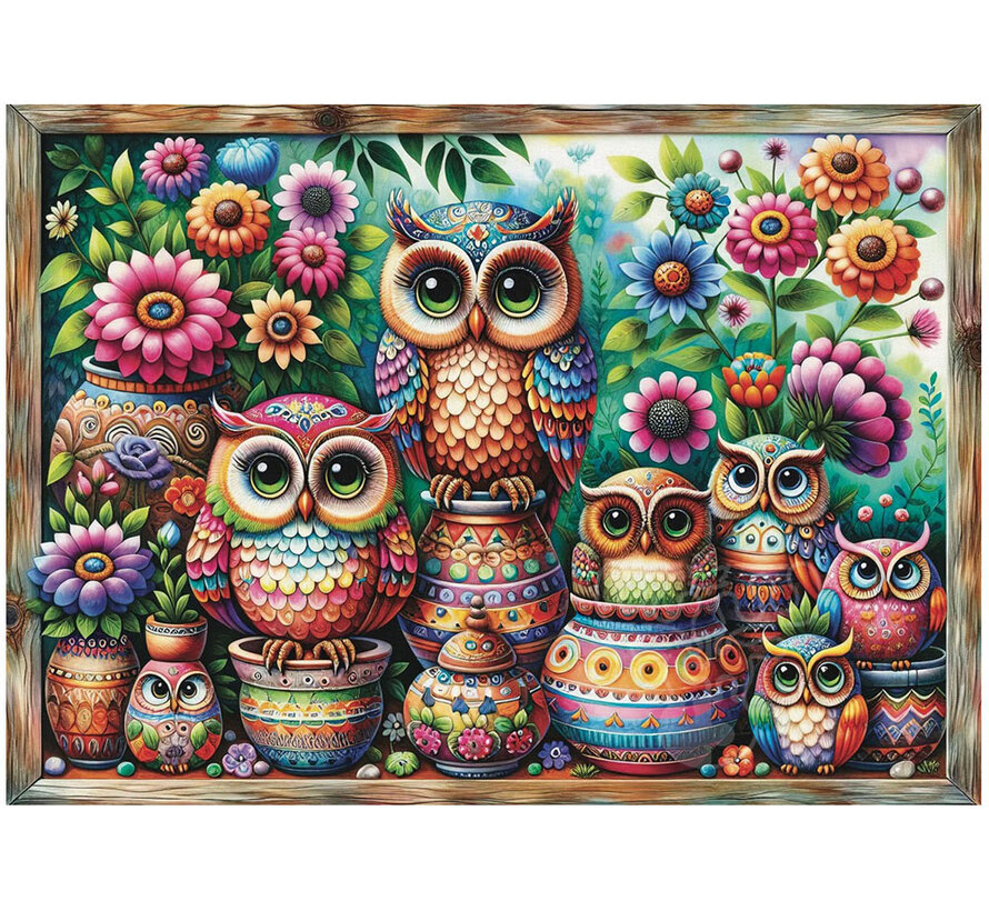 JaCaRou Owl Together Now (Collection NovIA) Puzzle 1000pcs