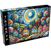 JaCaRou Puzzles JaCaRou Lovely Colorful Village Puzzle 1000pcs