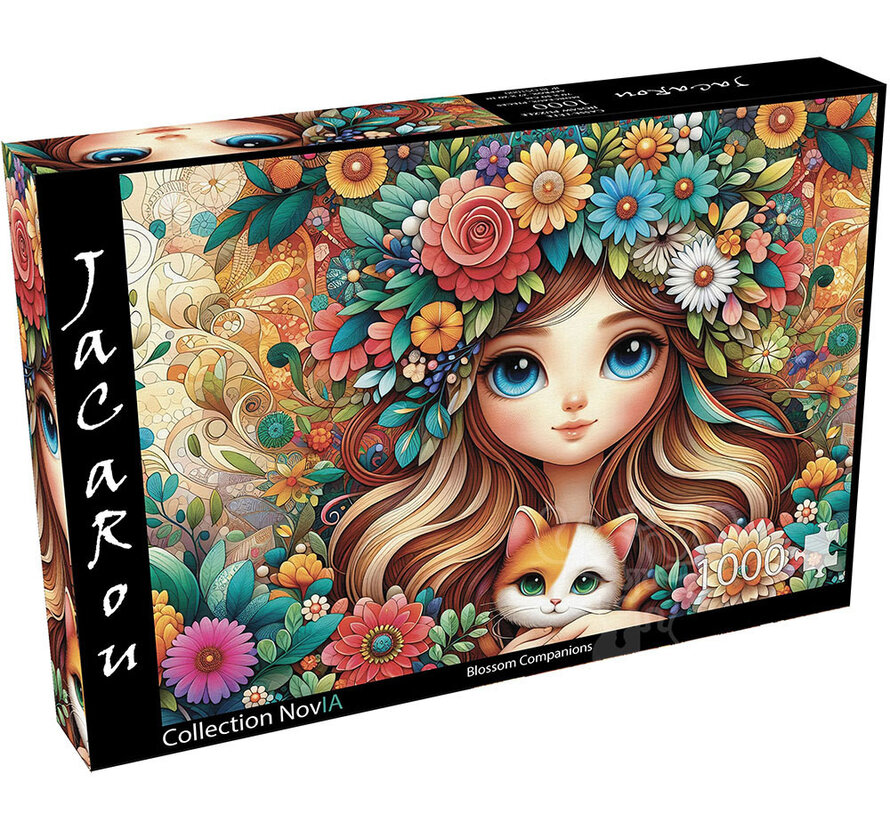 JaCaRou Blossom Companions Puzzle 1000pcs