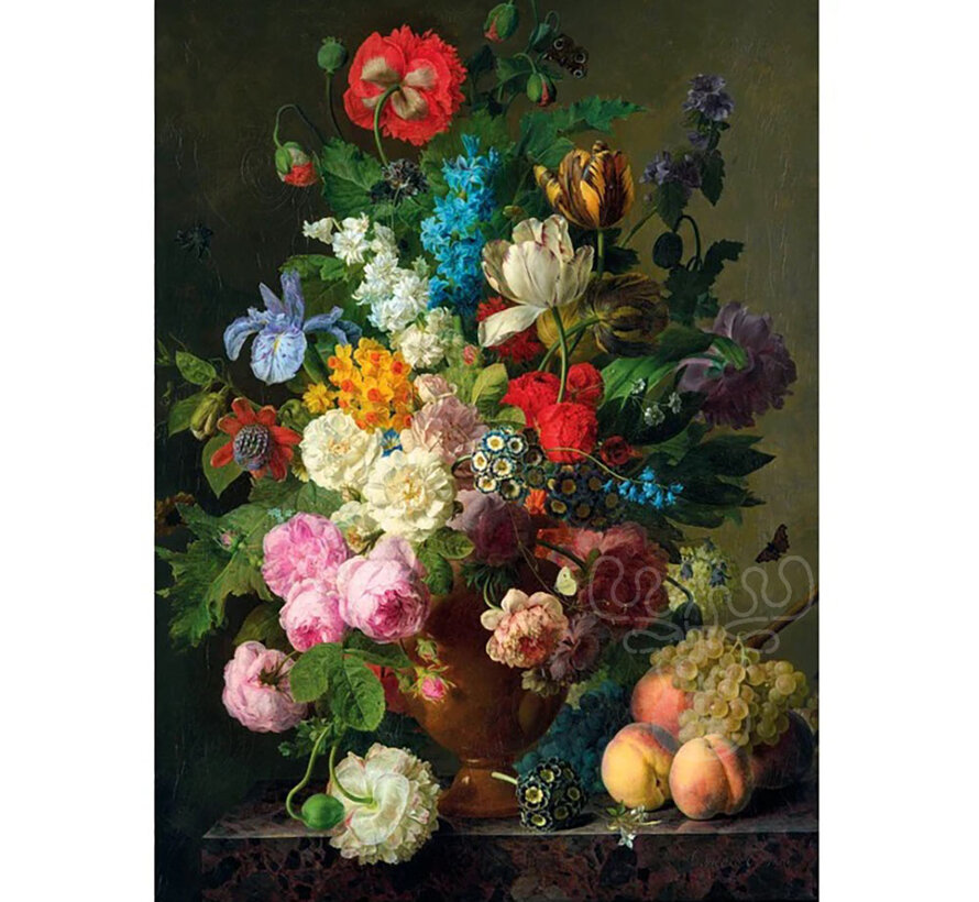 Clementoni Museum: Van Dael - Bowl of Flowers Puzzle 1000pcs