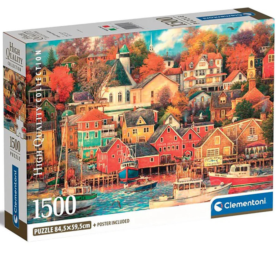 Clementoni Good Times Harbor Puzzle 1500pcs