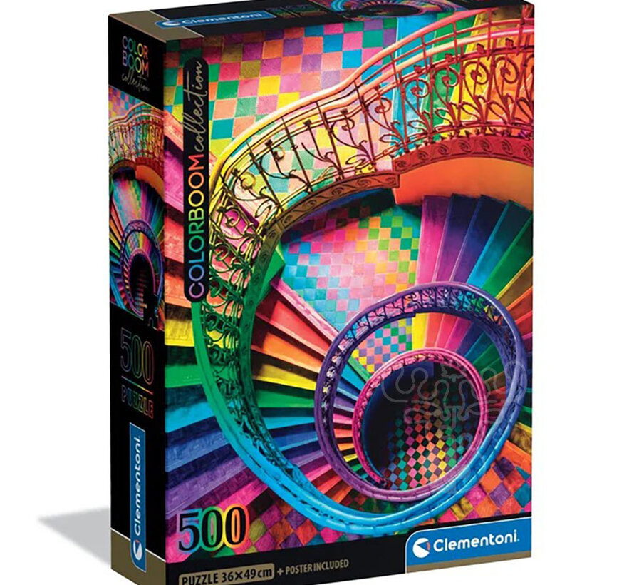 Clementoni Colorboom: Stairs Puzzle 500pcs