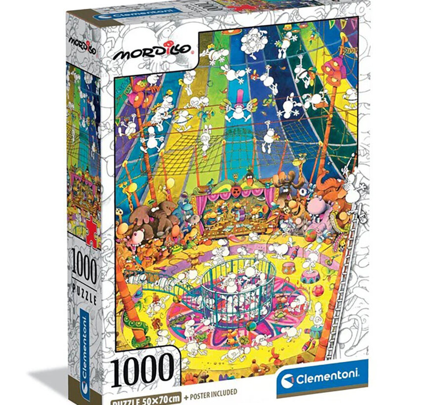 Clementoni Mordillo: The Show Puzzle 1000pcs