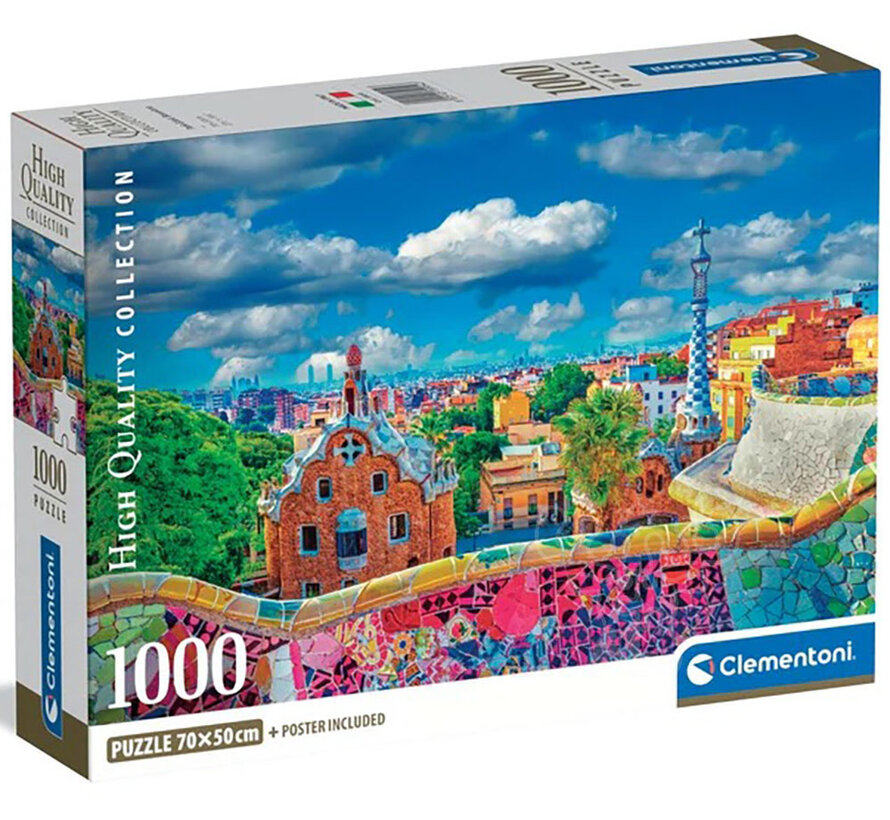 Clementoni Park Güell, Barcelona Puzzle 1000pcs
