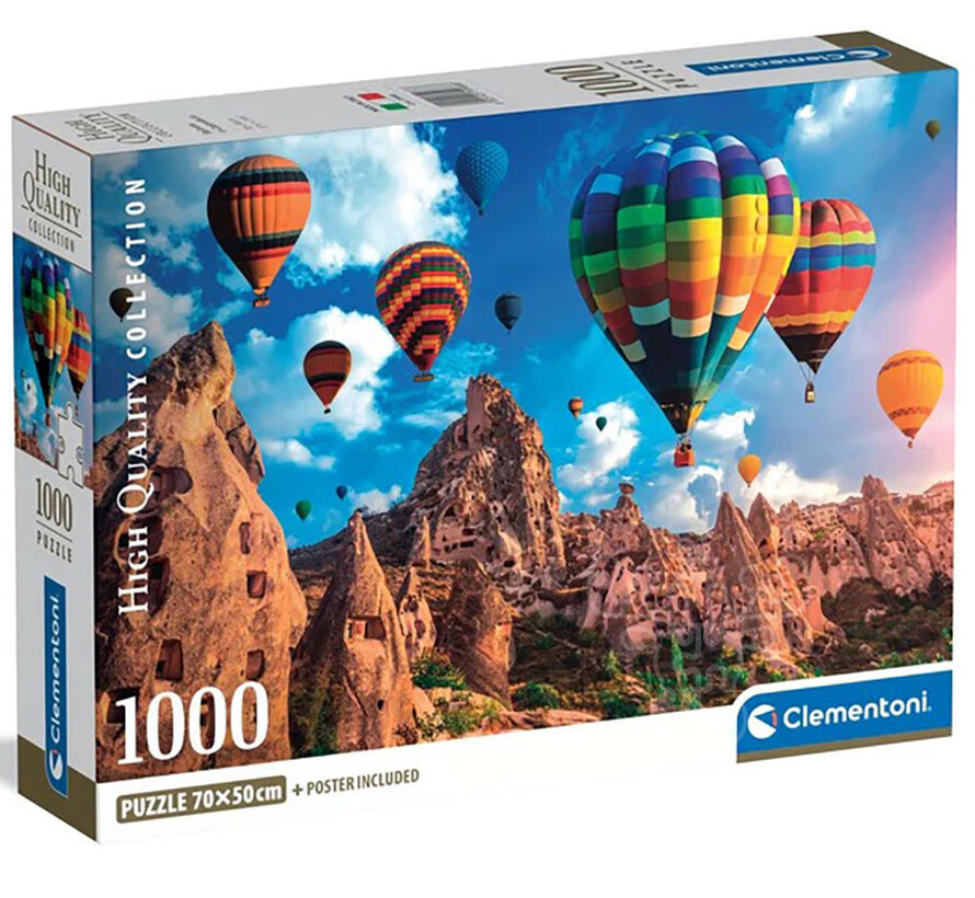 Clementoni Balloons in Cappadocia Puzzle 1000pcs