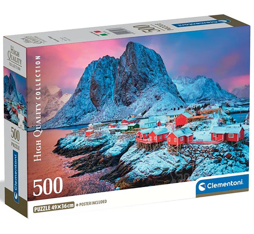 Clementoni Hamnoy Village Puzzle 500pcs