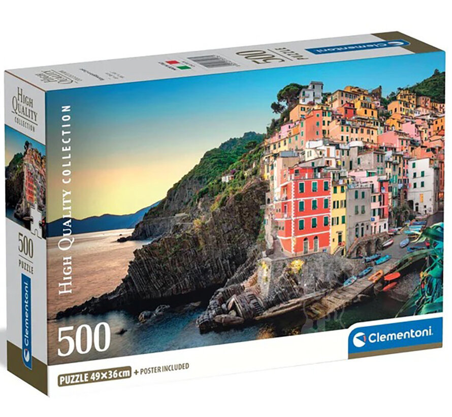 Clementoni Riomaggiore Coast Puzzle 500pcs