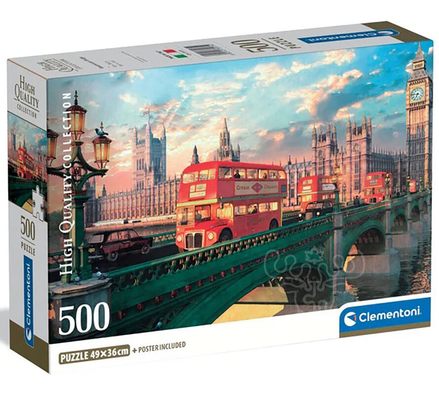 Clementoni Westminster Bridge, London Puzzle 500pcs