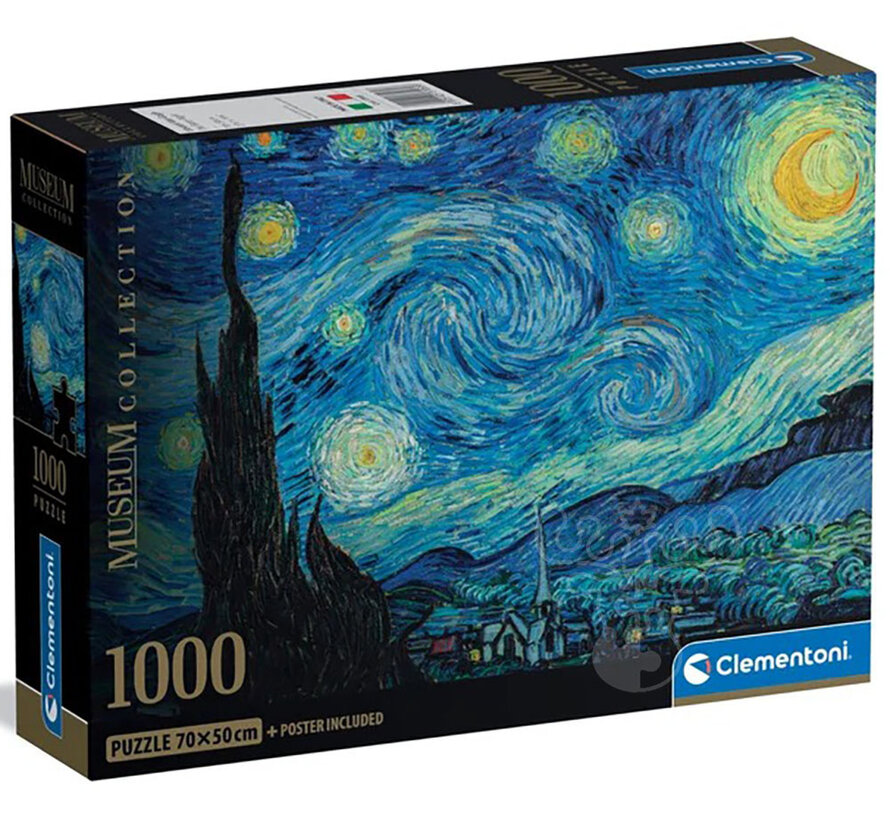 Clementoni Museum: Van Gogh - Starry Night Puzzle 1000pcs