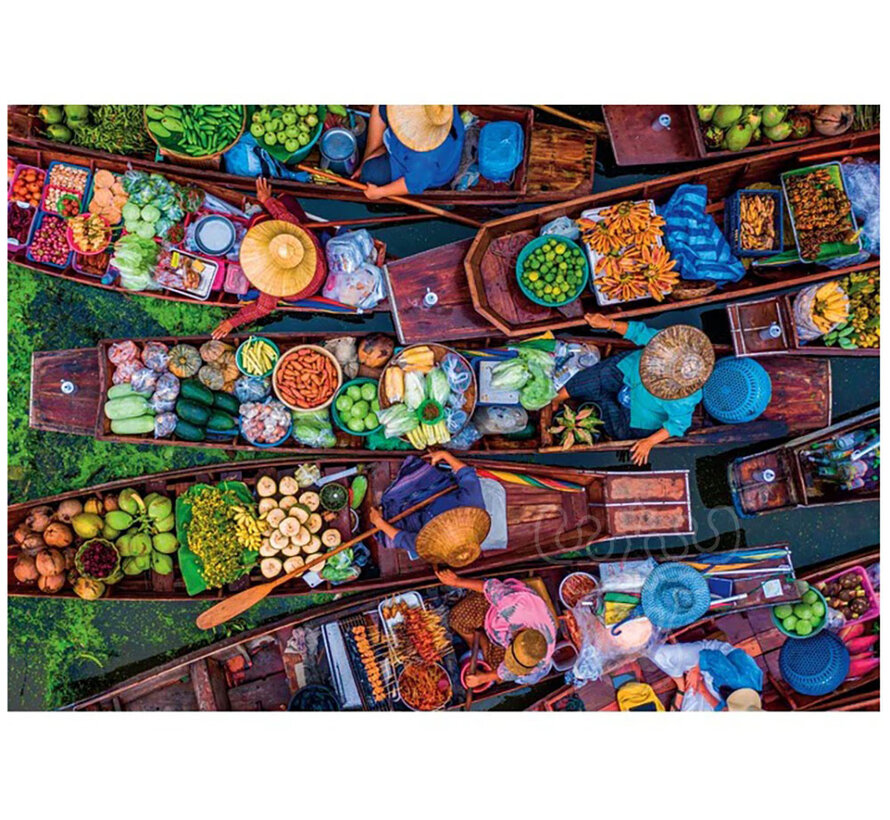 Clementoni Thai Floating Market Puzzle 1000pcs
