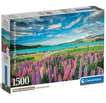 Clementoni Clementoni Lupins At Lake Tekapoh Puzzle 1500pcs