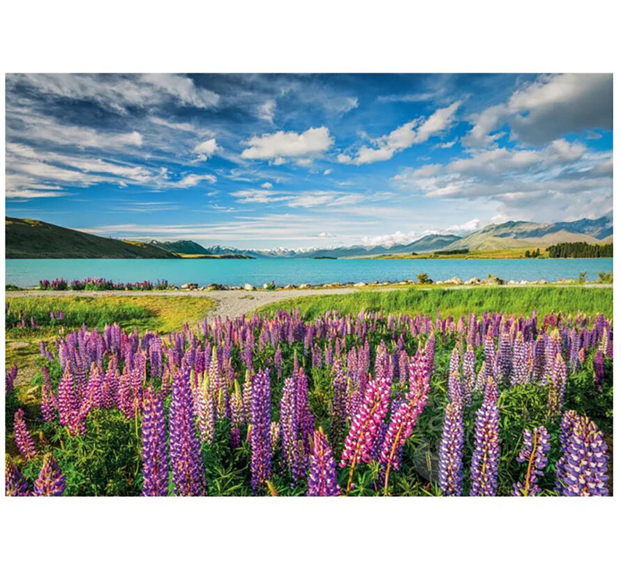 Clementoni Lupins At Lake Tekapoh Puzzle 1500pcs