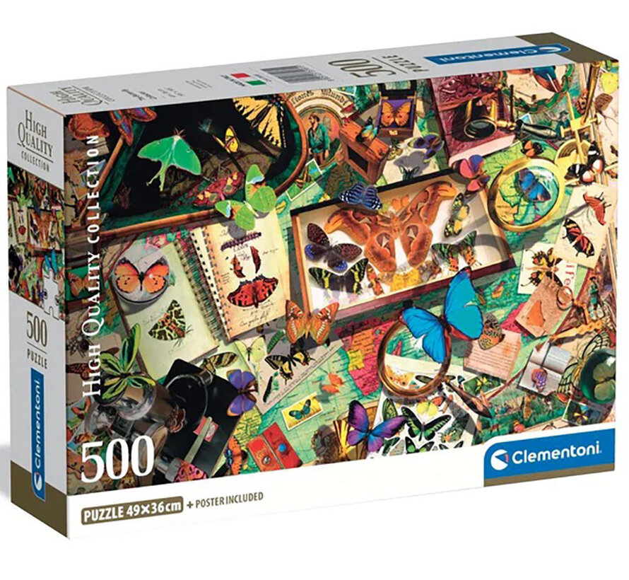 Clementoni Butterfly Collector Puzzle 500pcs