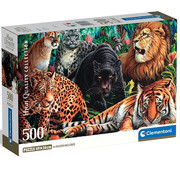 Clementoni Clementoni Wild Cats Puzzle 500pcs