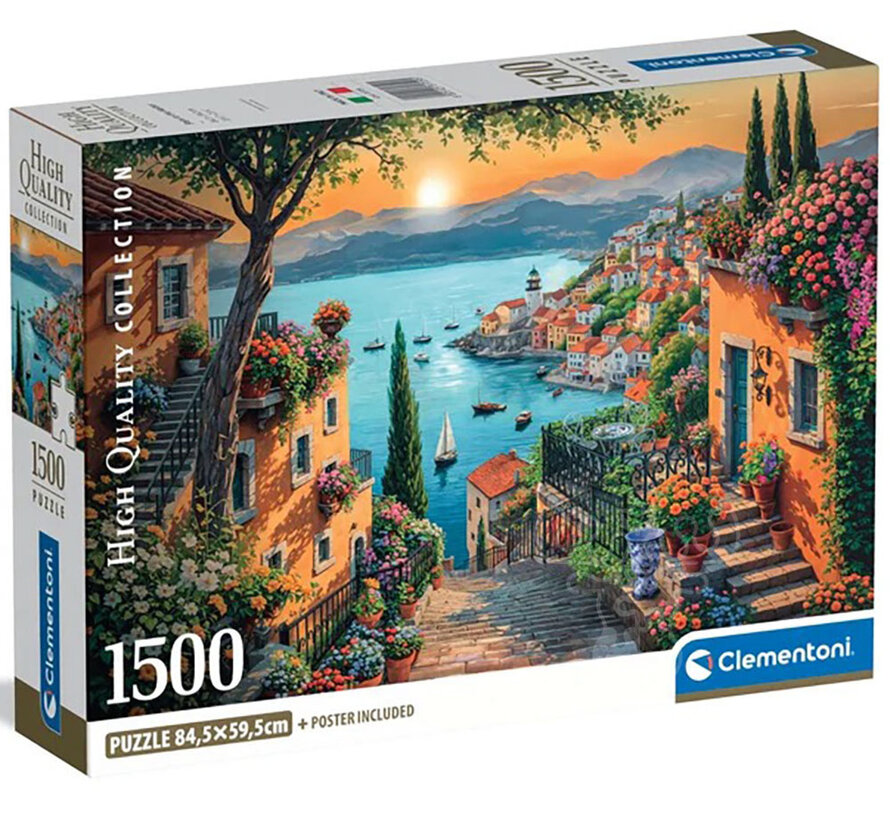 Clementoni Steps To The Harbor Puzzle 1500pcs