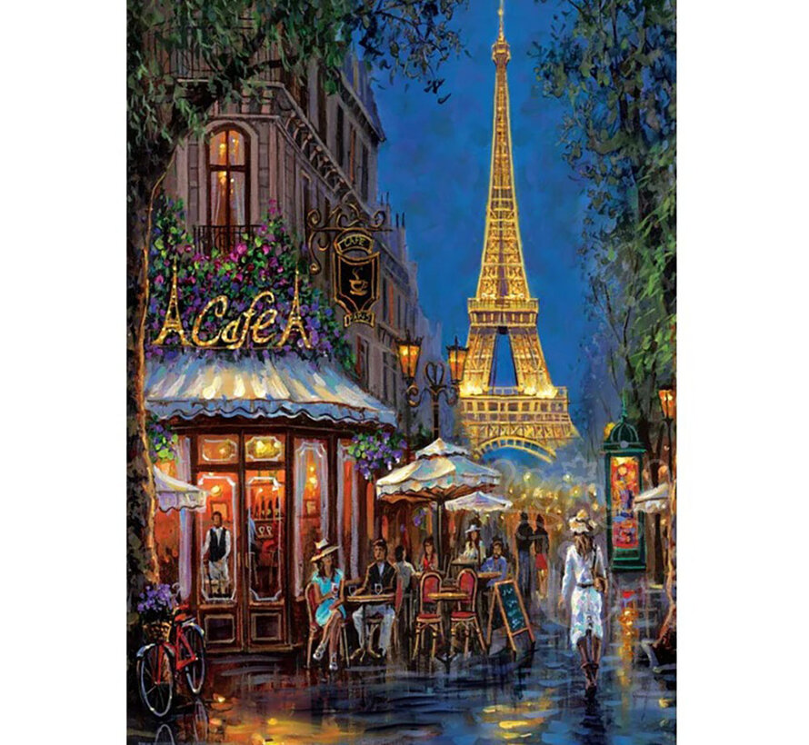 Clementoni Night At The Eiffel Café Puzzle 500pcs