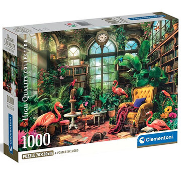 Clementoni Clementoni The Greenhouse Library Puzzle 1000pcs