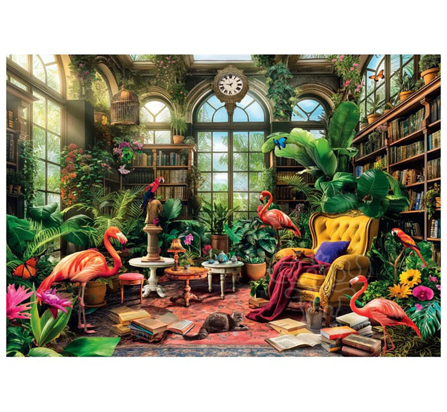 Clementoni The Greenhouse Library Puzzle 1000pcs