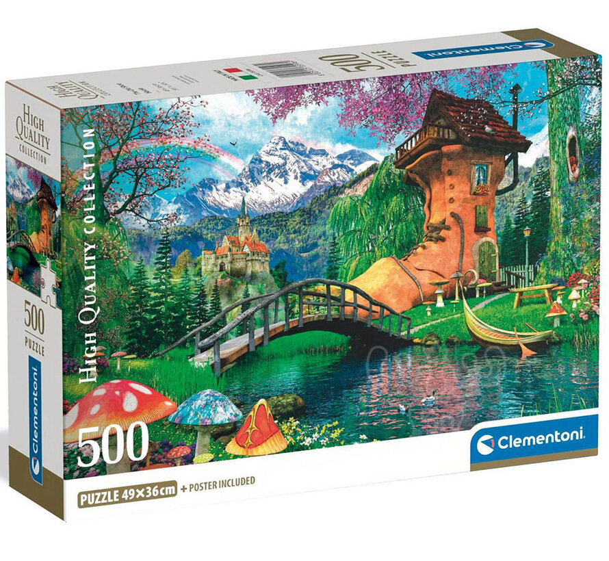 Clementoni The Old Shoe House Puzzle 500pcs