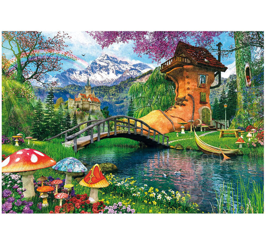 Clementoni The Old Shoe House Puzzle 500pcs