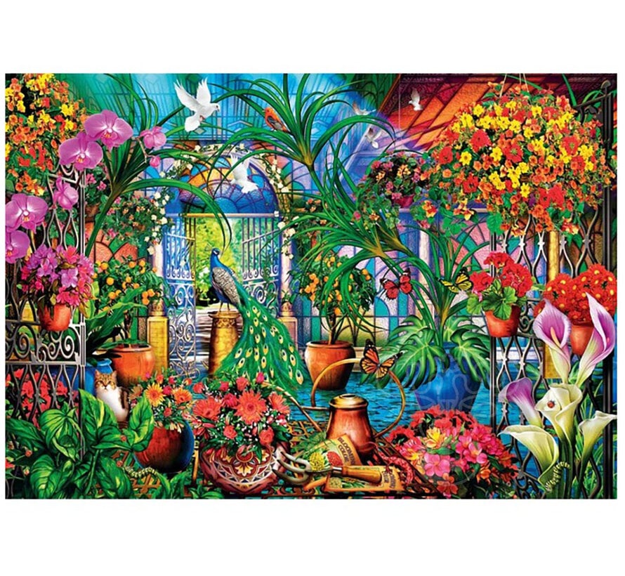 Clementoni The Greenhouse Caretakers Puzzle 500pcs